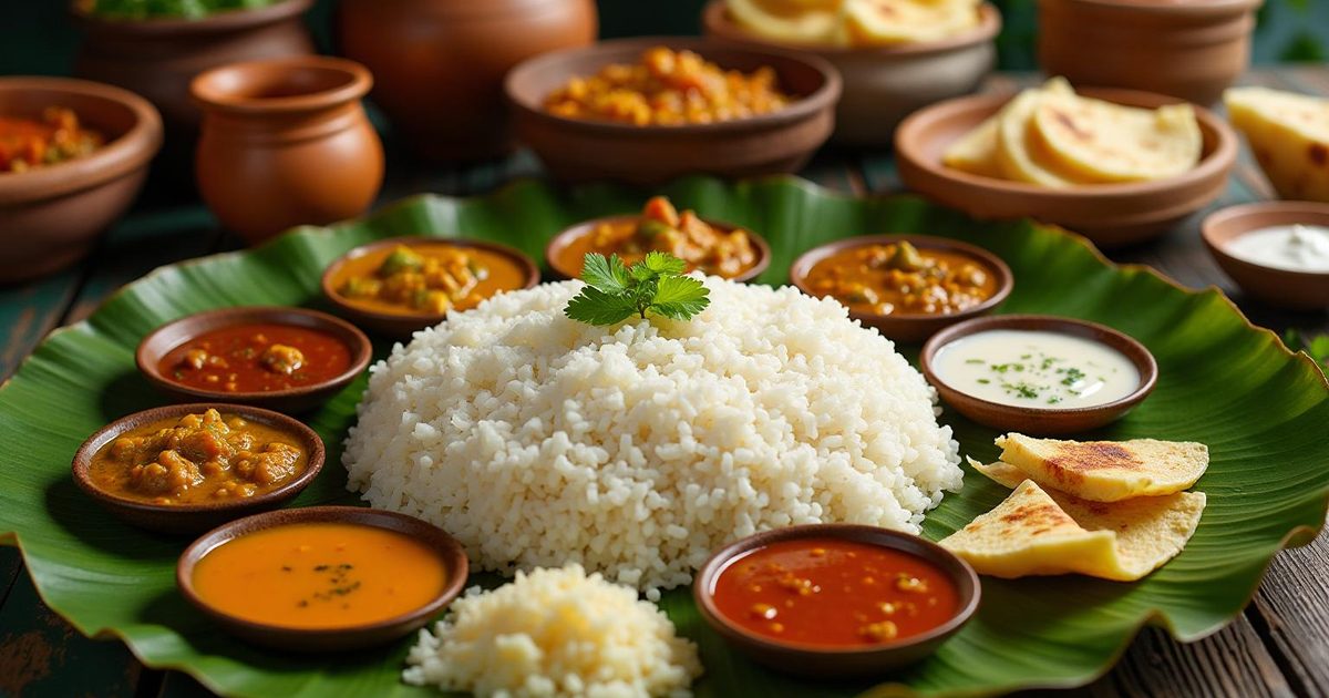 Traditional Sri Lankan clay-pot curry feast prepared by private villa cook